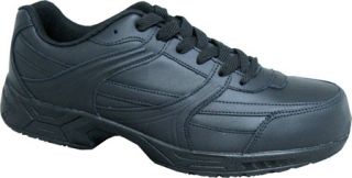 Genuine Grip Footwear Steel Toe Jogger   Black Leather