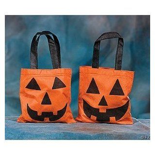Dozen Orange & Black Jack o' Lantern Treat Bags Toys & Games