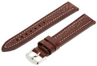 Hadley Roma Men's MSM894RB 180 18 mm Brown Genuine Leather Watch Strap Watches