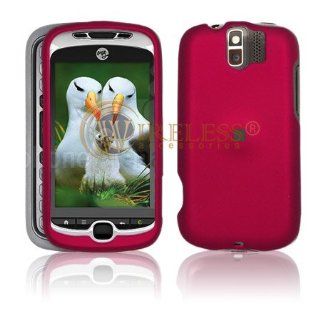 HTC G3/My Touch 3g Slide Cell Phone Rubber Feel Rose PInk Protective Case Faceplate Cover Cell Phones & Accessories