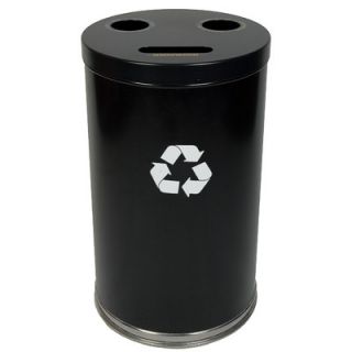 Witt 18 W Recycling Unit with Three Openings 18RT Color Black