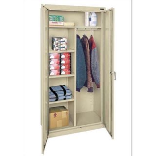 Sandusky Classic Plus 36 Deep Combination Wardrobe Cabinet CAC1 362472 00 Co
