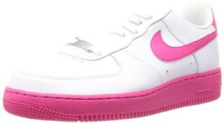 Nike Men's Air Force 1, WHITE/VIVID PINK Shoes
