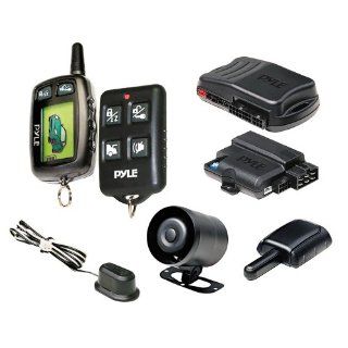 Pyle PWD901 LCD 2 Way Remote Start Security System with Advanced Impact Sensor  Radar Detectors 