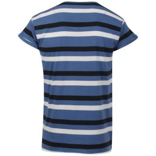 Jack & Jones Mens Robit Stripe T Shirt   Federal Blue      Clothing