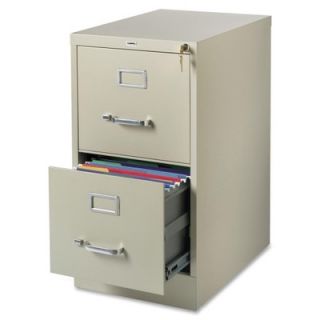 Lorell 2 Drawer Commercial Grade  File 4229 Finish Putty