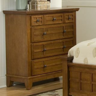 Home Styles Arts and Crafts 4 Drawer Chest 5180 41/5182 41 Finish Warm Cotta