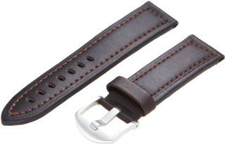 Hadley Roma Men's MSM905RB 220 22 mm Brown Genuine Leather WatchStrap Watches