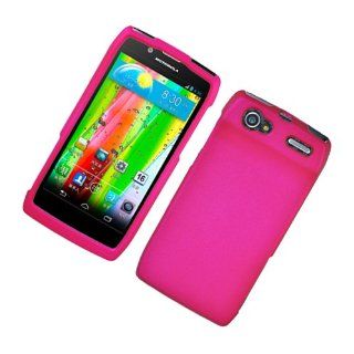 Motorola Electrify 2 /Xt881 Rubberized Protector Cover Hot Pink 04 Cell Phones & Accessories