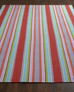 Marcy Stripe Flatweave Rug, 6 x 9   Dash & Albert Rug Company