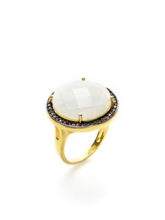 Diamond Disc Ring by Mary Louise Designs