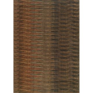 Indoor Brown/ Rust Area Rug (67 X 96)