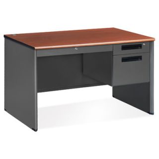 OFM Mesa Series Single Pedestal Computer Desk with Center Drawer 77348 Color