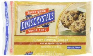 Dixie Crystals Light Brown Sugar, 2 Pound (Pack of 6)  Grocery & Gourmet Food