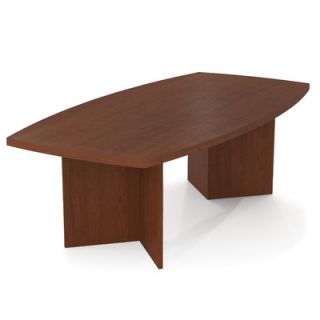 Bestar 8 Conference Table 65776 Finish Bordeaux