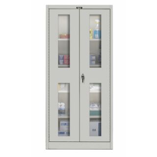 Hallowell 800 Series 36 Stationary Storage Cabinet 815S18SV Color Platinum 