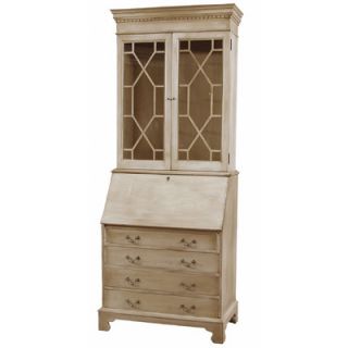 Jasper Cabinet Traditions Painted Drawer Secretary with Laptop Pigeon Holes a