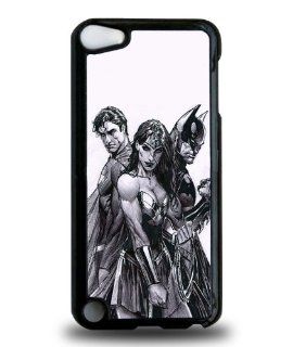 Batman Superman Wonderwoman iPod Touch 5th Generation Hard Plastic Case Cell Phones & Accessories