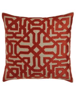 Marrakesh Maze Pillow   Bandhini