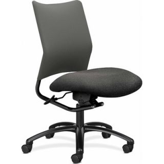 HON Alaris Mid Back Pneumatic Swivel Office Chair HON42 Casters/Glides Hard,