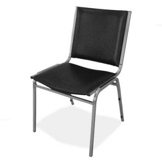 Lorell Stacking Chairs with Metal Leg LLR62502