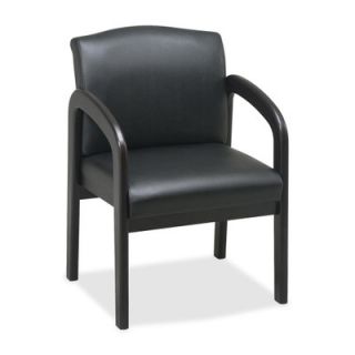 Lorell Lorell Deluxe Faux Leather Guest Chairs LLR60469