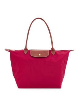 Le Pliage Large Shoulder Tote Bag, Hydrangea   Longchamp