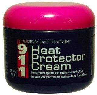 911 Heat Protector Cream 4 oz. (Pack of 6) Health & Personal Care