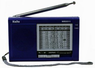 Kaito WRX 911 AM/FM Shortwave Radio, Blue Electronics