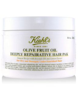 Olive Fruit Oil Deeply Reparative Hair Pak   Kiehls Since 1851