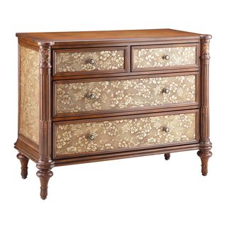 Stein World Operating Company Francine Gold Embellished 4 drawer Chest Brown Size 4 drawer