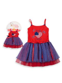 Tutu Dress & Matching Doll Outfit by Sweet Heart Rose For Dollie & Me