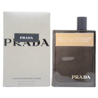 Prada Intense Eau De Parfum Spray for Men, Amber, 3.4 Ounce  Eau De Toilettes  Beauty