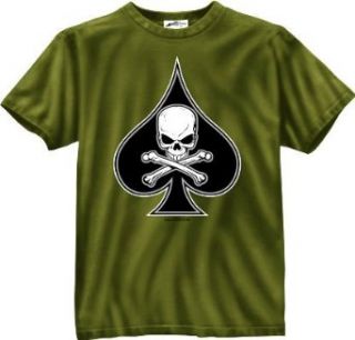 Death Spade Logo Tee   U.S. MILITARY Olive T Shirt Clothing