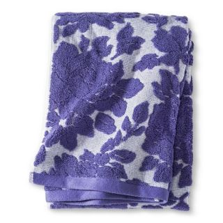 Threshold Floral Bath Towel   Purple