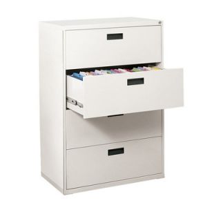 Sandusky 400 Series 4 Drawer  File Cabinet E204L Finish White
