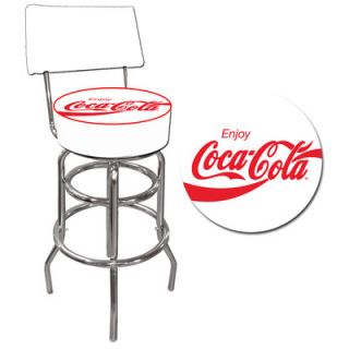 Trademark Global Coca Cola 30 Pub Bar Stool coke 1100 v17