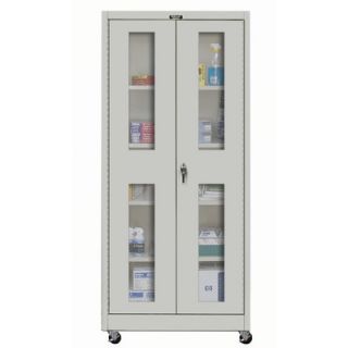 Hallowell 800 Series 48 Mobile Storage Cabinet 825S24EVMA Color Platinum An
