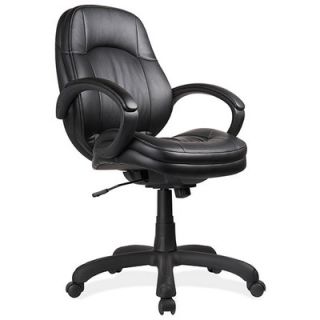 OfficeSource Mid Back Executive  Chair 5021 Seat Color Black