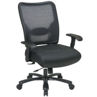 Office Star Space Mid Back Mesh Big Office Chair 75 37A773 Seat Material Lea
