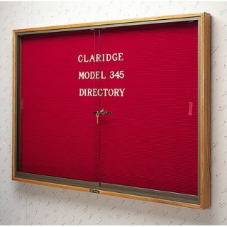 Claridge Products No. 345 Wood Framed Sliding  Door Directory 345XVF