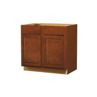 Kitchen Classics 35 in H x 36 in W x 23 3/4 in D Cheyenne Saddle Sink Base Cabinet
