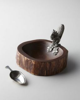 Squirrel Nut Bowl with Scoop   Vagabond House