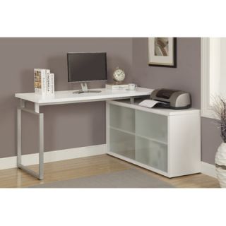 Monarch Specialties Inc. Computer Desk I 7035 / I 7036 Finish White
