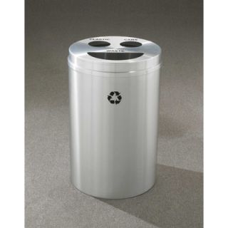 Glaro, Inc. RecyclePro Triple Stream Recycling Receptacle BCT 20 SA SA PLASTI