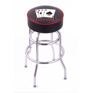 Holland Bar Stool Gambling 25 Swivel Bar Stool with Cushion L7C125 Team 4 Aces