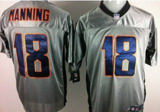 Peyton Manning Denver Broncos Grey Jersey 52 XXL  Sports Fan Football Jerseys  Sports & Outdoors