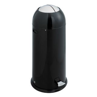 Safco Products 14 Gal. Shutter Trash Can 9951BL
