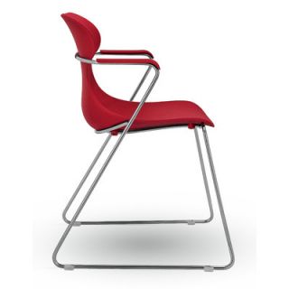 Borgo Mariquita Sled Base Arm Chair 1654 1 Red