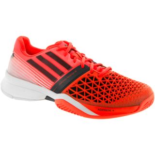 adidas adizero CC Feather III adidas Mens Tennis Shoes Solar Red/Black/Core Wh